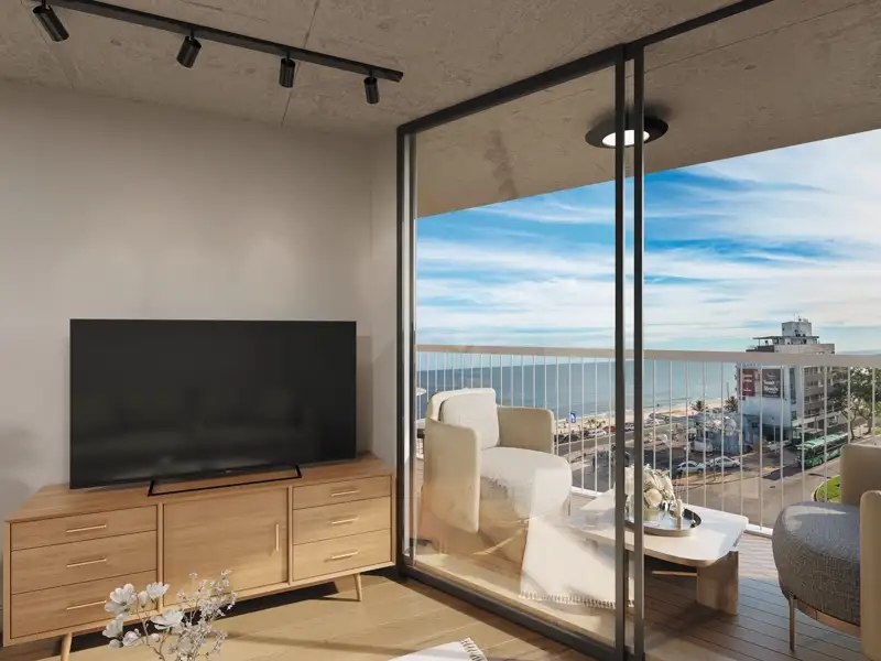 Giambroni M8 Punta Gorda — Living y terraza exterior